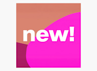 Graphic banner voor new in collection.