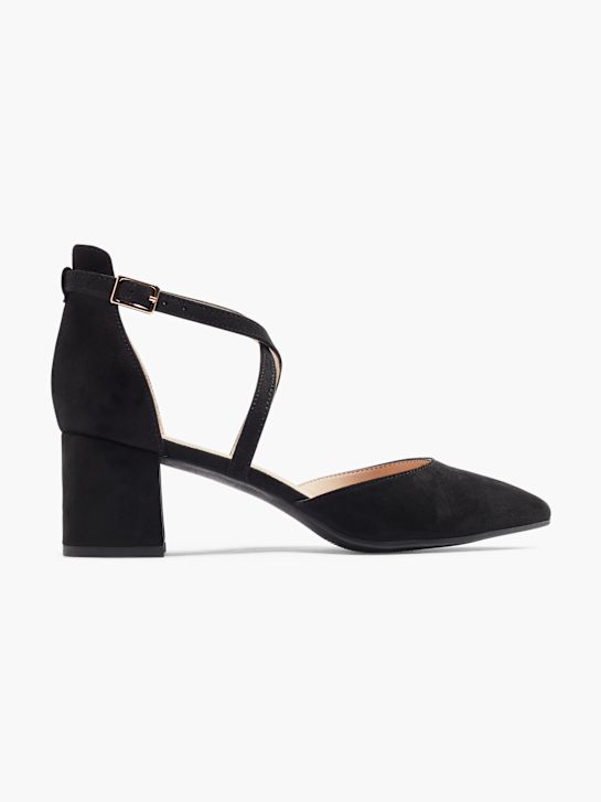 Van Haren Graceland Schwarze Pumps Graceland Pumps Met Gesp Zwart