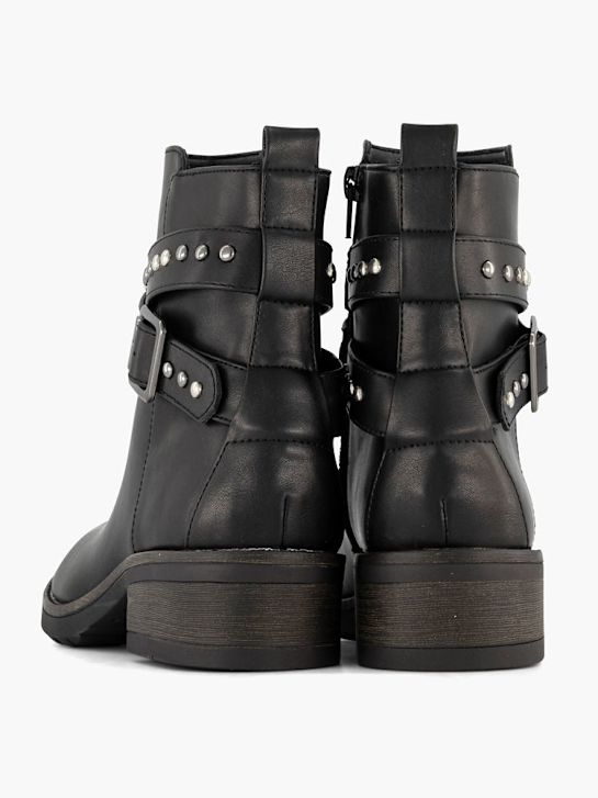 Graceland Enkellaarzen Zwart vanHaren