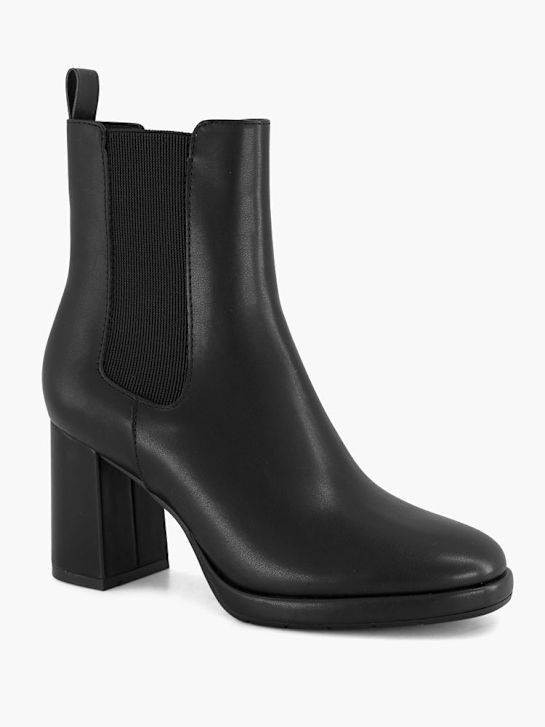 Graceland Enkellaarzen Zwart vanHaren