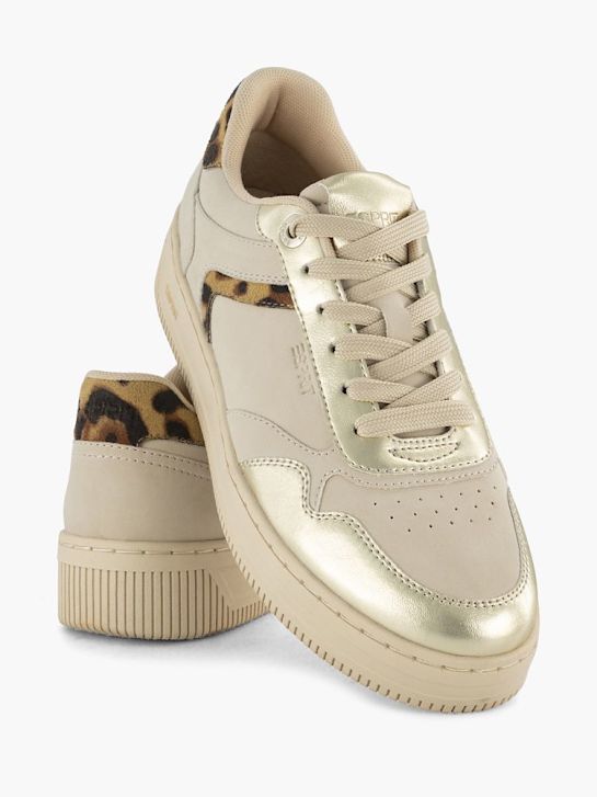 Esprit Schoenen Dames ESPRIT Sneakers Dames Wit/roze Wehkamp