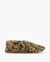 COFACE Pantoffels voor dames, behaaglijk gesloten winterpantoffels voor vrouwen, warme pluizige pluche vilten pantoffels met bont gevoerde huisschoenen, antislip, huisschoenen, vilten pantoffels