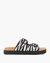 Zomerslippers voor dames, sleehak, teenslippers, sandalen, godin strasssteentjes, zacht voetbed, zee, zwembad, strand, outdoor, slippers, EVA -pantoffels, slides, vrije tijd, strandschoenen, zwart, 38