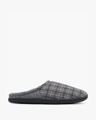 Vilten pantoffels voor heren, 44, pantoffels voor heren, 46, open, licht, comfortabel, rubberen zool, antislip, warm, katoen, gesloten pantoffels, pluche gevoerde pantoffels, rood, 46 EU